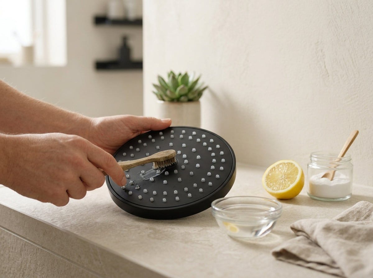 Nettoyer pommeau de douche : guide anti-calcaire