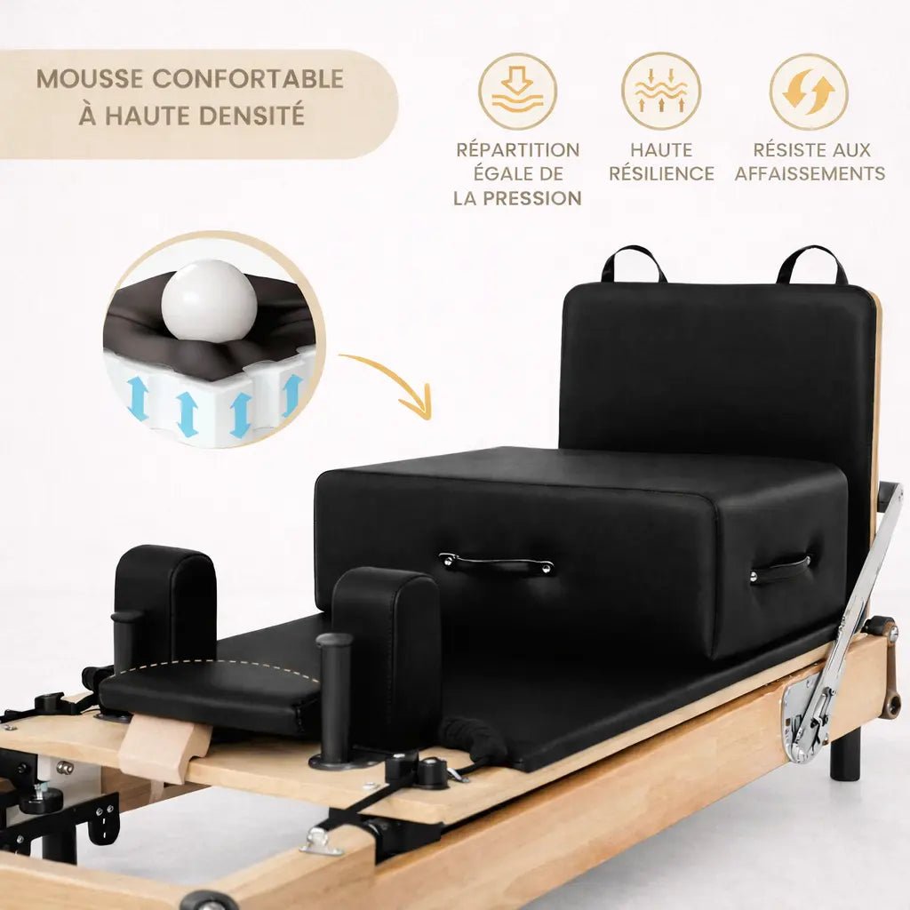 Pilates Reformer Bois Pliable – Studio Reformo