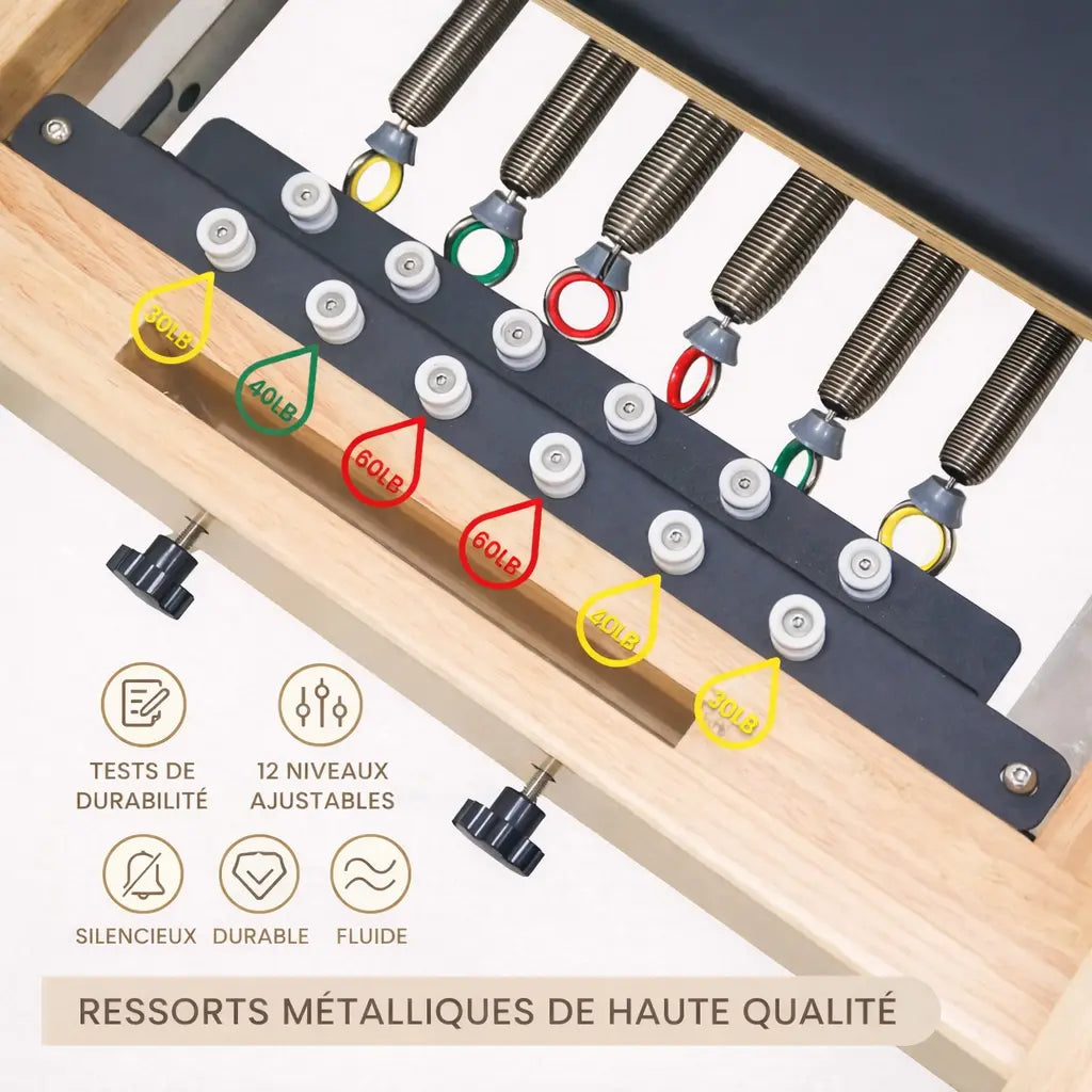 Pilates Reformer Bois Pliable – Studio Reformo