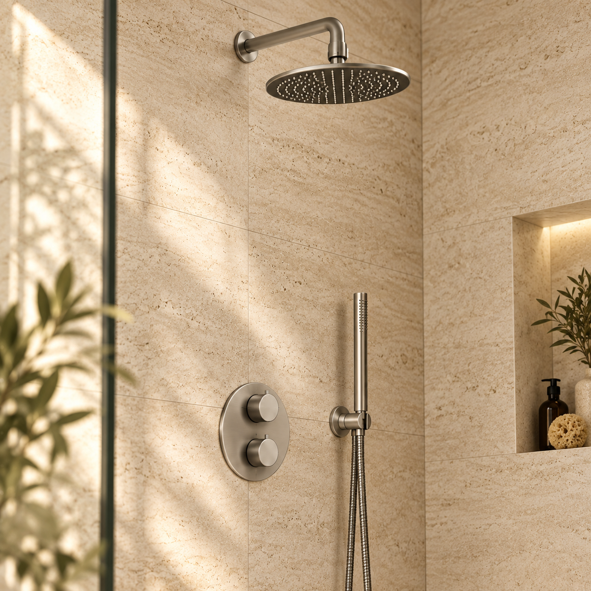 Colonne de Douche Encastrable Chrome