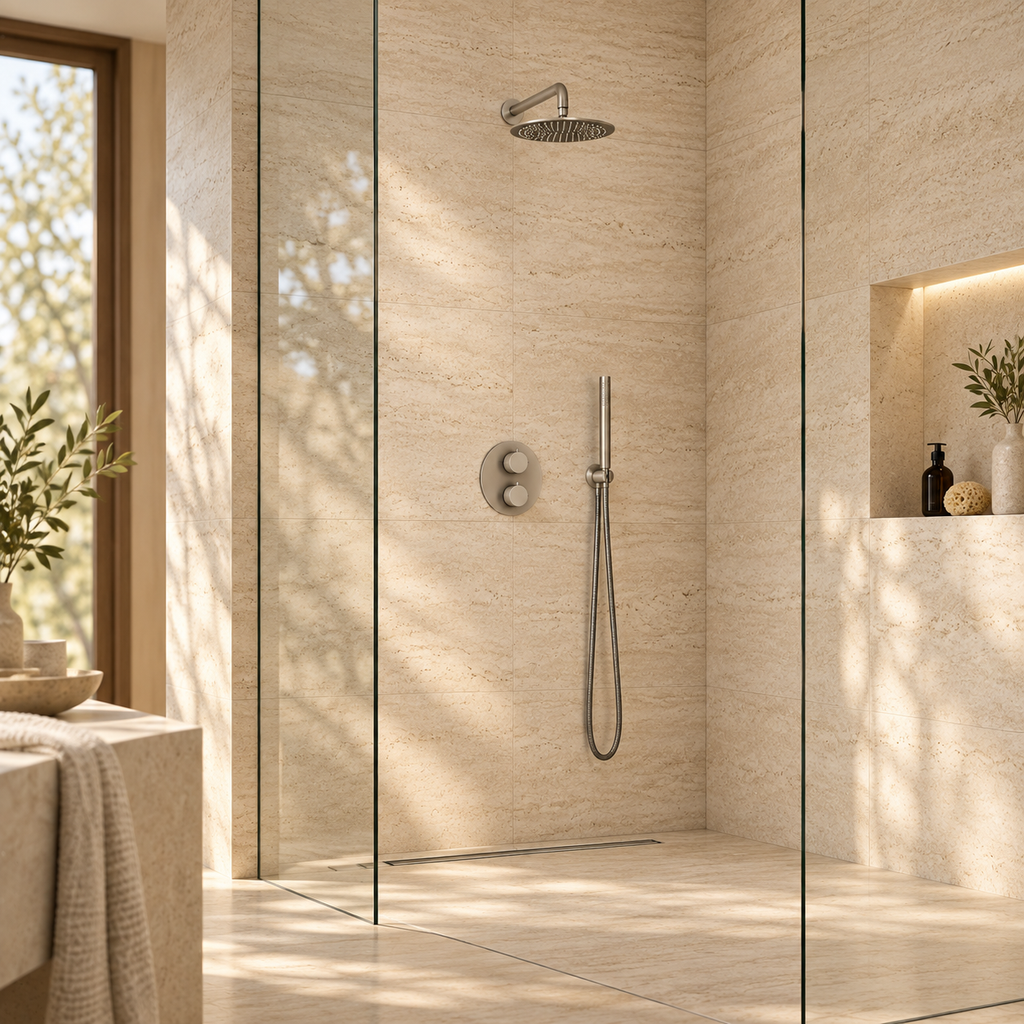 Colonne de Douche Encastrable Chrome