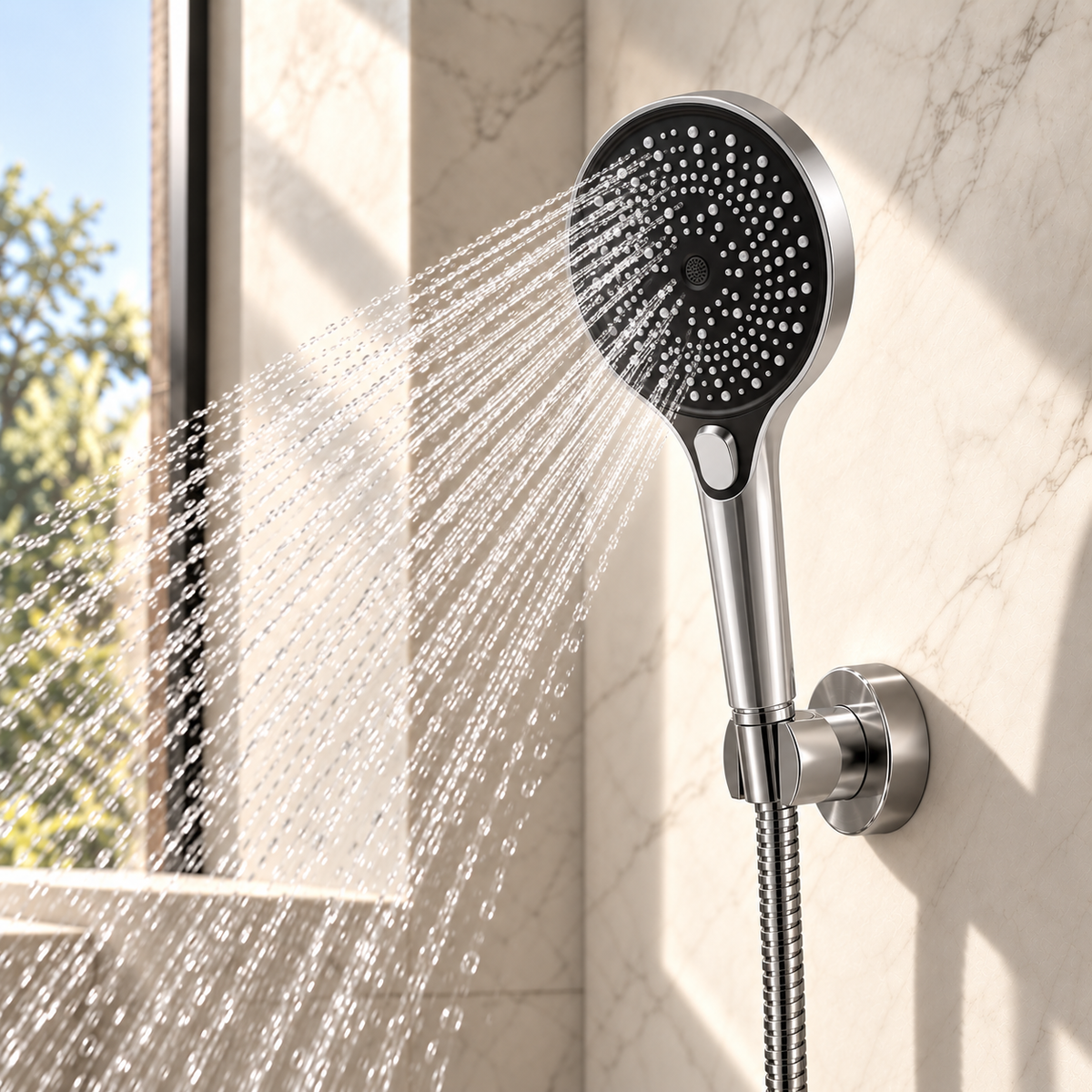 Pommeau de Douche Haute Pression Large