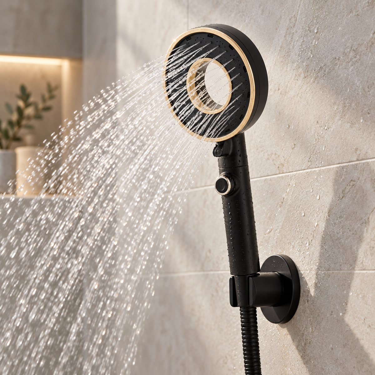 Pommeau de douche haute pression mode brume