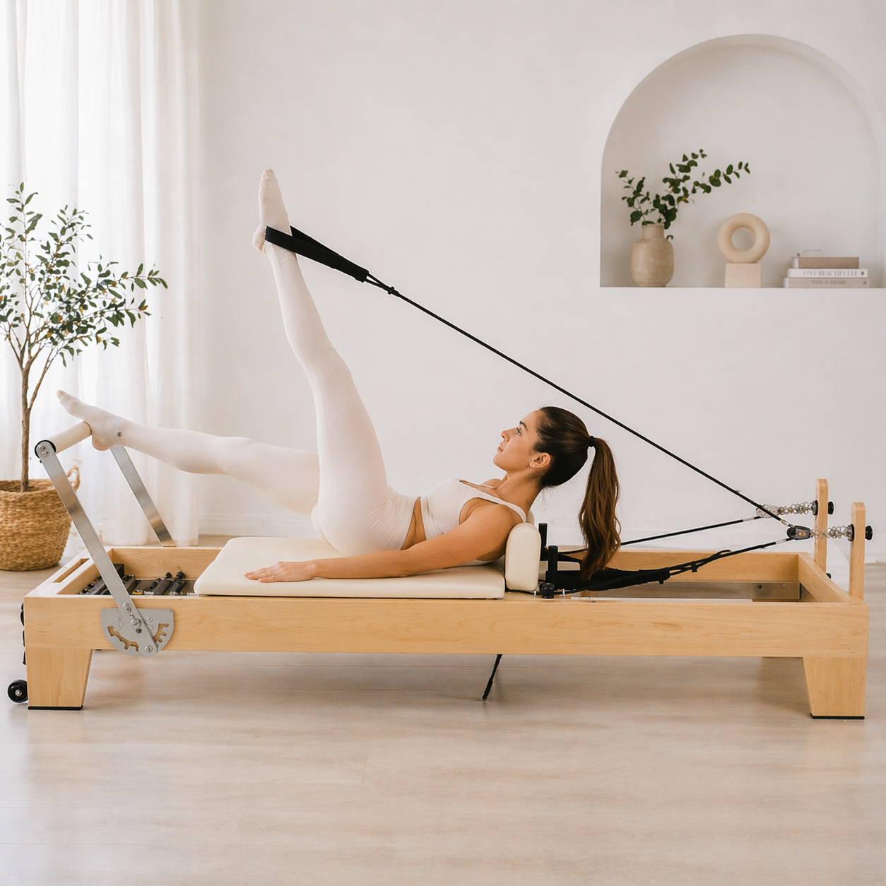 Pilates Reformer Pliable Érable - Reformio