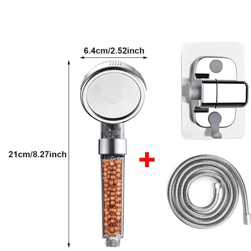 Pommeau de Douche Filtrant Billes Minérales
