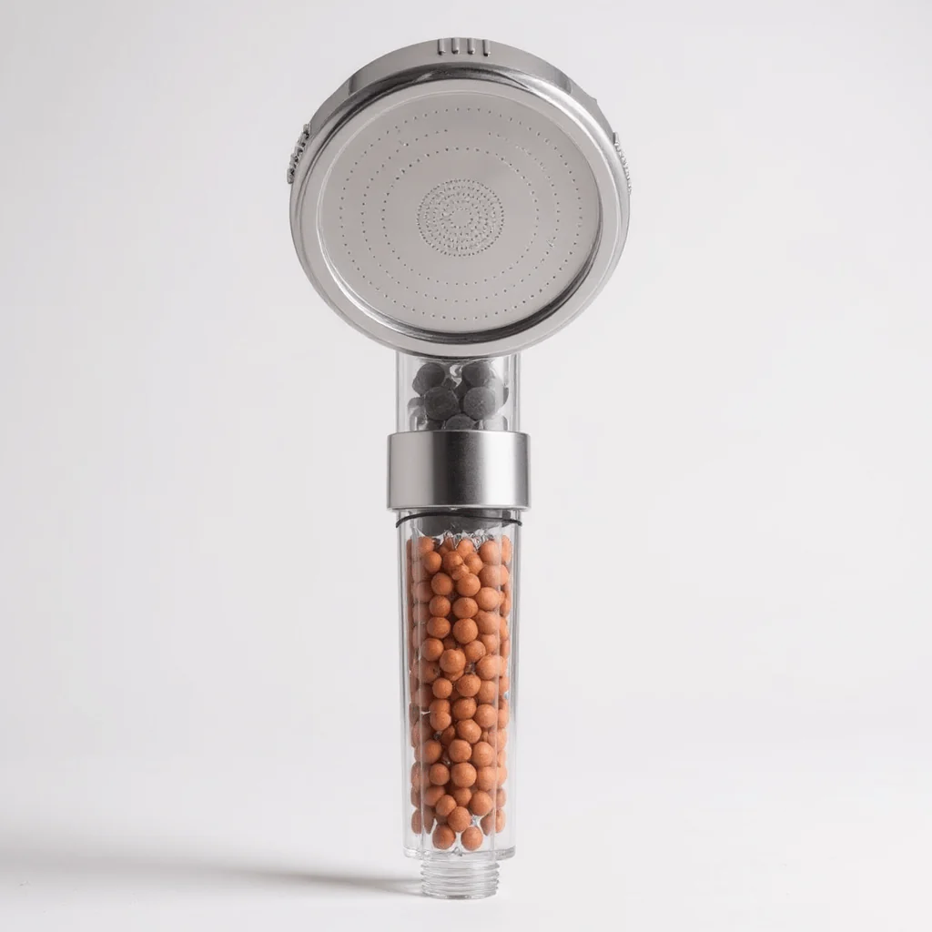 Pommeau de Douche Filtrant Billes Minérales