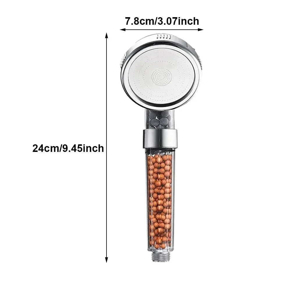 Pommeau de Douche Filtrant Billes Minérales