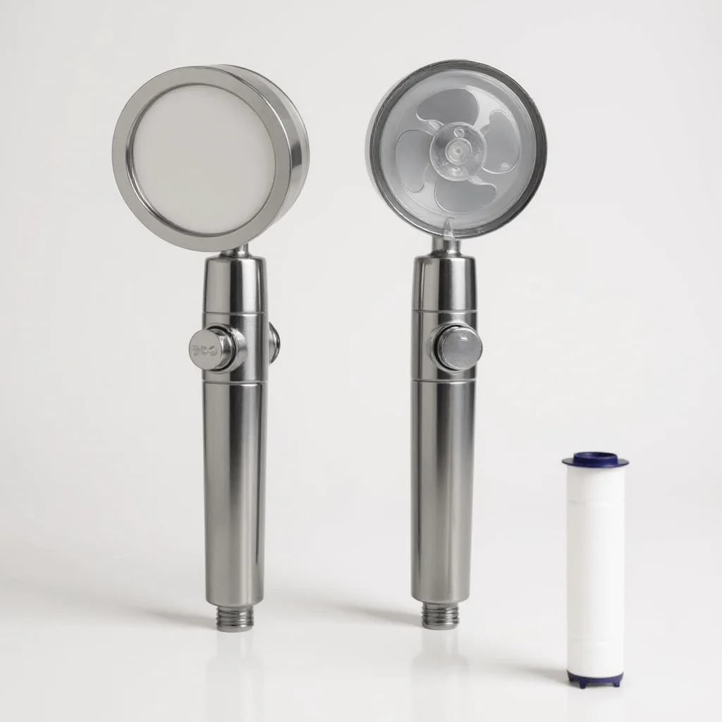 Pommeau de Douche Filtrant Turbo 360°